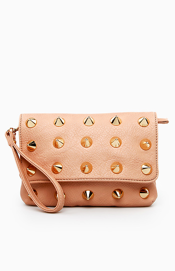 Jumbo Gold Stud Clutch Slide 1