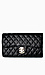 Quilted Twist Buckle Clutch Thumb 1