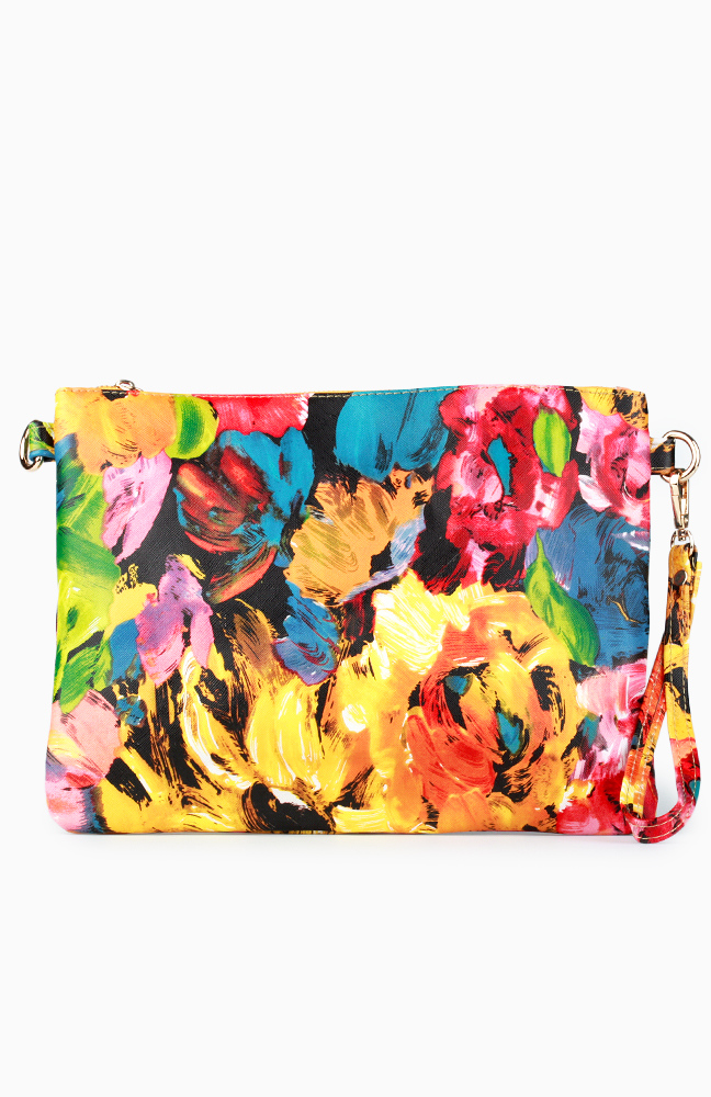 Oversized Floral Clutch in Floral Multi DAILYLOOK
