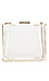 Mini Lucite Box Clutch Thumb 1