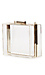 Mini Lucite Box Clutch Thumb 2