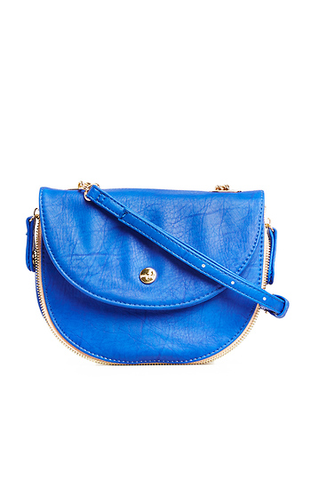 Pretty Ships Juneau Small Messenger Bag in Cobalt | DAILYLOOK