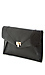 Du Bois Structured Vegan Leather Envelope Clutch Thumb 3