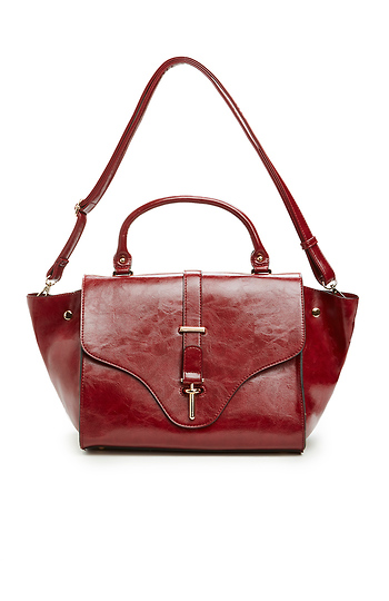 Tyler Durden Winged Vegan Leather Tote Slide 1