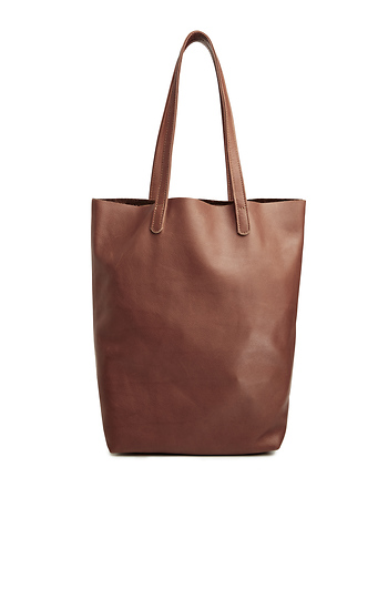 Baggu Basic Leather Tote Slide 1