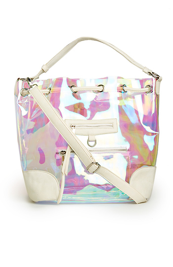 Iridescent Bucket Bag/Backpack Slide 1