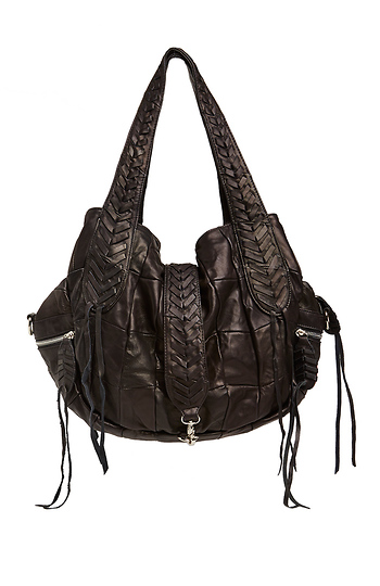 Jesslyn Blake Noah Leather Shoulder Bag Slide 1