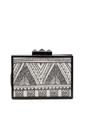 Aztec Mosaic Box Clutch Slide 1