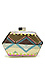 Colorful Geometric Box Clutch Thumb 2