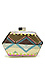 Colorful Geometric Box Clutch Thumb 2