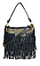 DAILYLOOK Studded Fringe Genuine Leather Purse Thumb 1