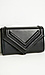 Tara Vegan Leather Chevron Purse Thumb 1