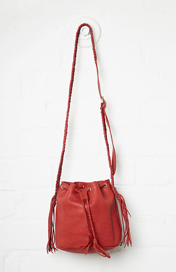 Stela 9 Leather Quixote Small Bucket Bag Slide 1