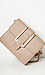 Janine Vegan Leather Metal Flap Crossbody Purse Thumb 3