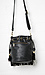 Sinatra Faux Suede Fringe Bucket Bag Thumb 3