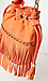 Sinatra Faux Suede Fringe Bucket Bag Thumb 1