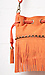 Sinatra Faux Suede Fringe Bucket Bag Thumb 3