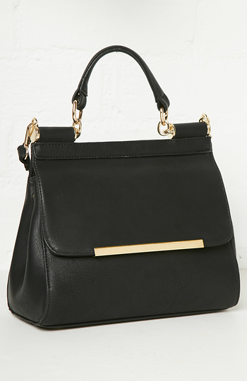 Santana Vegan Leather Shoulder Bag Slide 1