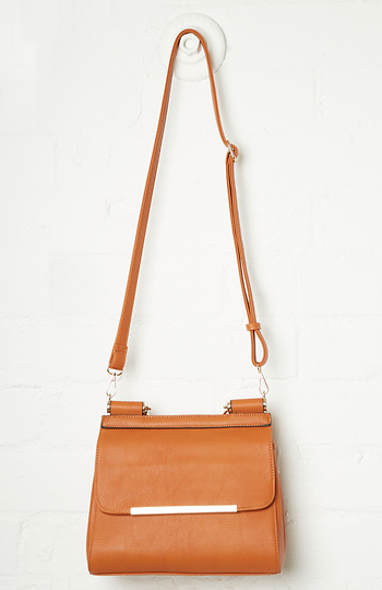 Santana Vegan Leather Shoulder Bag Slide 1