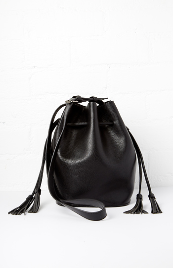 Casablanca Vegan Leather Contemporary Bucket Bag Slide 1