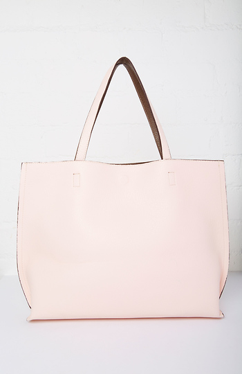 The Huckleberry Vegan Leather Reversible Tote Slide 1