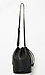 Yerse Leather Black Bucket Bag Thumb 1