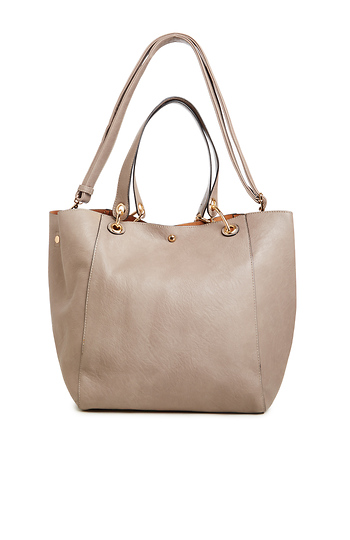 Lotus Flower Vegan Leather Tote Slide 1