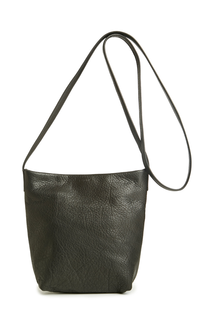 Baggu Leather Crossbody Purse in Black DAILYLOOK
