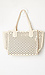 Kodaline Vegan Leather Perforated Tote Thumb 1