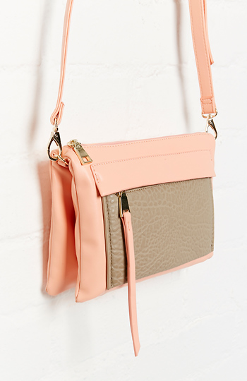 A.B.E. Vegan Leather Shoulder Bag Slide 1