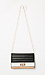 Phoebe Vegan Leather Color Block Shoulder Bag Thumb 1