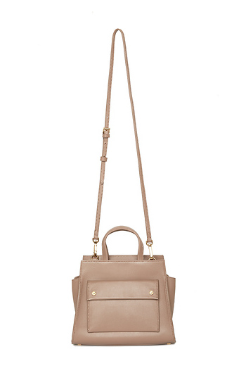 Flynn Bailey 100% Leather Small Handle Structured Crossbody Slide 1