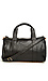 Stud Base Vegan Leather Duffel Bag Thumb 1