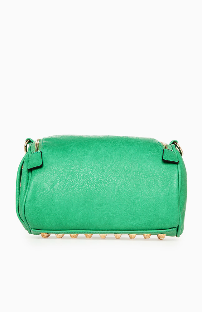 Studded Mini Duffel Purse in Green DAILYLOOK