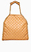 Chain Trim Quilted Tote Thumb 3