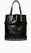 Textured Studded Tote Thumb 1