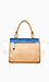 Chic Colored Blocked Handbag Thumb 3