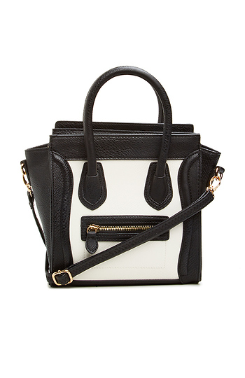 DAILYLOOK Mini Structured Handbag Slide 1