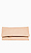 Langston Vegan Leather Double Fold Over Clutch Thumb 1