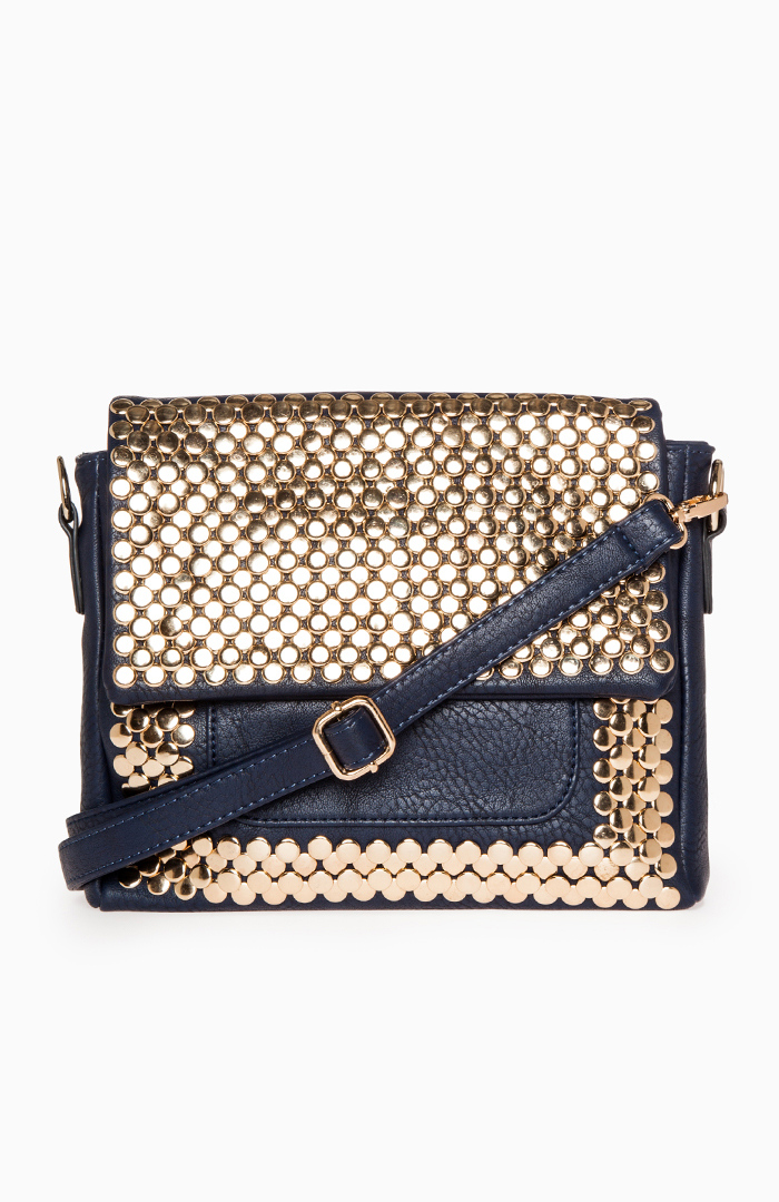 Aiza Messenger Bag in Navy DAILYLOOK
