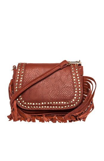 Stud and Fringe Mini Purse Slide 1