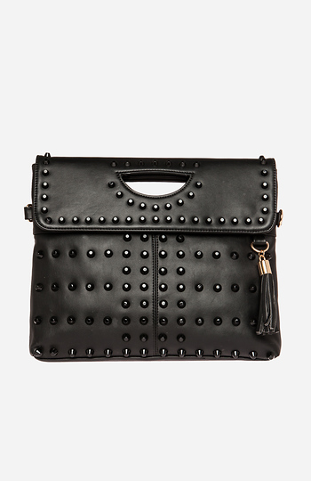 Studded Portfolio Bag Slide 1