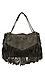 Oversized Leather Fringe Tote Thumb 1