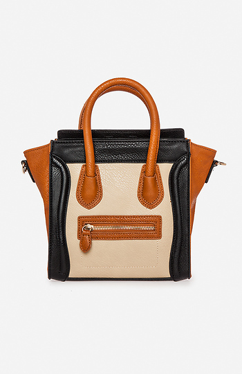 DAILYLOOK Mini Structured Handbag Slide 1