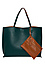 Wayans Reversible Vegan Leather Summer Tote Thumb 1