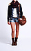 Faux Leather Slouch Hobo Bag Thumb 6