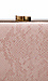 Hard Case Snakeskin Clutch Thumb 4