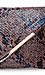 Metallic Animal Scale Envelope Clutch Thumb 4