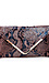 Metallic Animal Scale Envelope Clutch Thumb 1