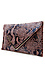 Metallic Animal Scale Envelope Clutch Thumb 2
